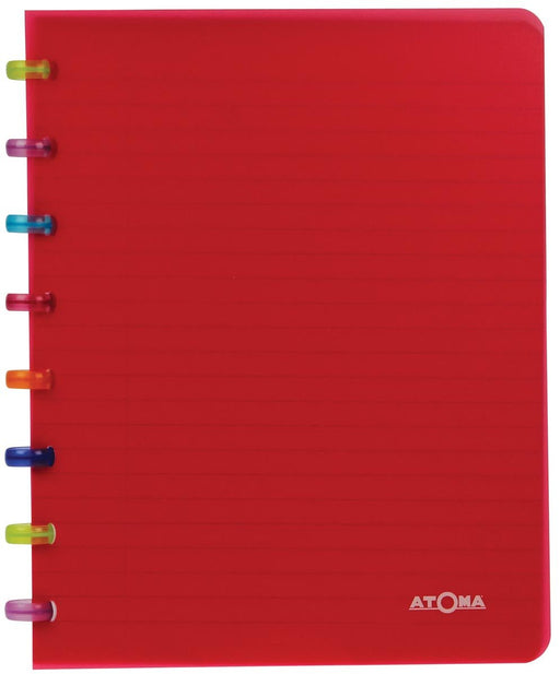 Atoma Tutti Frutti schrift, ft A5, 144 bladzijden, gelijnd, geassorteerde kleuren 10 stuks - OfficeTown