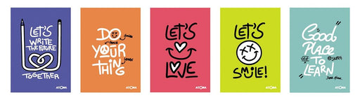 Atoma Writings schrift, ft A5, 144 bladzijden, gelijnd 10 stuks - OfficeTown