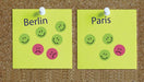 Avery beoordelingsstippen, diameter 19 mm, rol met 250 stuks, smiley, groen - OfficeTown