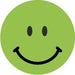 Avery beoordelingsstippen, diameter 19 mm, rol met 250 stuks, smiley, groen - OfficeTown