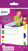 Avery Familie gelamineerde labels, etui met 24 labels, diverse formaten en standaardkleuren - OfficeTown