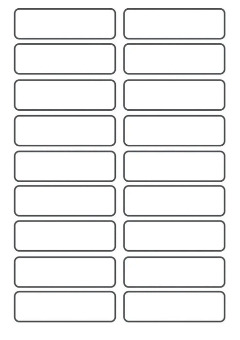 Avery Family kledinglabels, 4,5 x 1,3 cm, wit, set van 36 labels in een ophangbare etui - OfficeTown