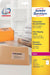 Avery L7567 - 25 verzendetiketten ft 210 x 297 mm (b x h), 25 etiketten, transparant - OfficeTown