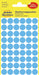 Avery Ronde etiketten 12 mm, blauw, 270 stuks permanent papier - OfficeTown