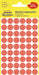 Avery Ronde etiketten 12 mm, rood, 270 stuks - OfficeTown