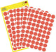 Avery Ronde etiketten 12 mm, rood, 270 stuks - OfficeTown