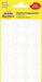 Avery Ronde etiketten 18 mm, wit, 96 stuks - OfficeTown
