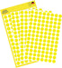 Avery Ronde etiketten geel, 8 mm diameter, 416 stuks - OfficeTown