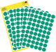 Avery Ronde etiketten in groen met een diameter van 12 mm, 270 stuks - OfficeTown