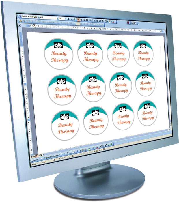 Avery transparante Crystal Clear etiketten ft 210 x 297 mm, 25 etiketten, 1 per vel - OfficeTown
