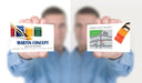 AVERY visitekaartjes voor inkjet Quick&Clean, mat, 80 stuks, 260 g/m² - OfficeTown