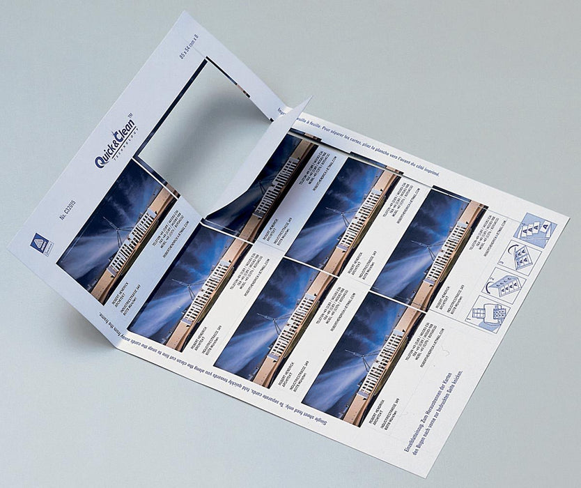 AVERY visitekaartjes voor inkjet Quick&Clean, mat, 80 stuks, 260 g/m² - OfficeTown