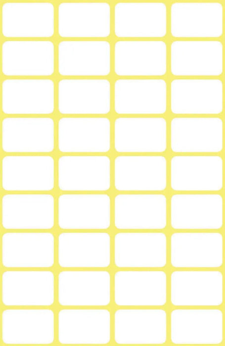 Avery Witte etiketten ft 18 x 12 mm (b x h), 216 stuks - OfficeTown