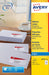 Avery Witte etiketten QuickDry, 960 stuks, ft 63,5 x 33,9 mm, 24 per vel - OfficeTown