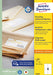 Avery Witte gerecycleerde universele etiketten Ft 105 x 148 mm (b x h), 400 stuks, 4 per blad - OfficeTown