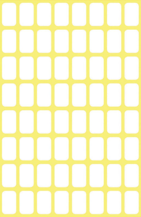 Avery Witte permanente etiketten ft 13 x 8 mm, 384 stuks op blister - OfficeTown