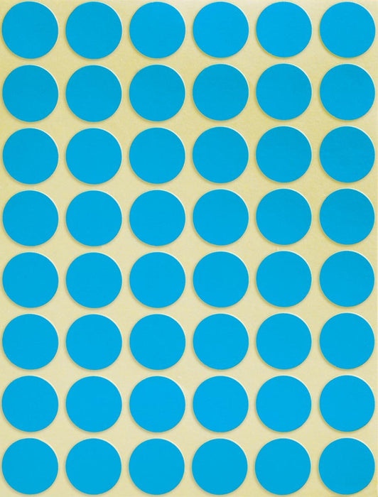 Avery Zweckform 3375 Ronde etiketten, 18 mm diameter, 1.056 stuks, blauw - OfficeTown