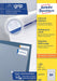 Avery Zweckform 3667, Universele etiketten, Ultragrip, wit, 100 vel, 64 per vel, 48,5 x 16,9 mm - OfficeTown
