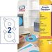 Avery Zweckform L6015 - 25 CD etiketten, diameter 117 mm, 50 etiketten, wit - OfficeTown