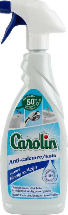 Carolin anti-kalk, spray met azijn van 650 ml