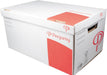 Pergamy containerdoos, 52 x 26 x 34 cm (l x h x p), wit, manuele montage 5 stuks, OfficeTown