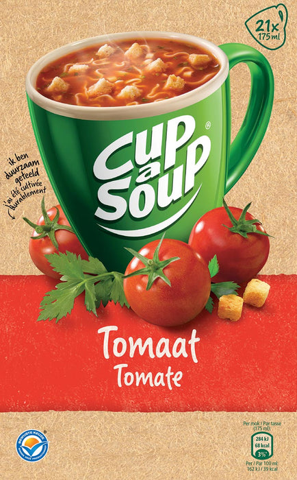 Cup-a-Soup tomaat met croutons, pak van 21 zakjes 4 stuks