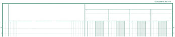 Exacompta registers, ft 32 x 25 cm, 4 kolommen op 1 bladzijde, 31 lijnen, 80 bladzijden 5 stuks, OfficeTown