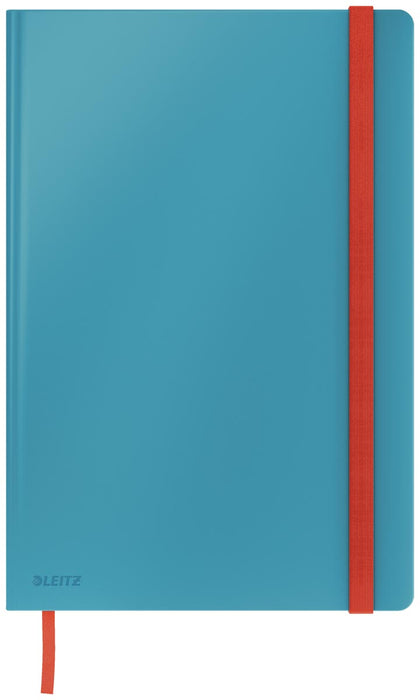 Leitz Cosy notitieboek met harde kaft, voor ft B5, gelijnd, blauw