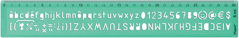 Maped lettersjabloon, 8 mm 20 stuks, OfficeTown