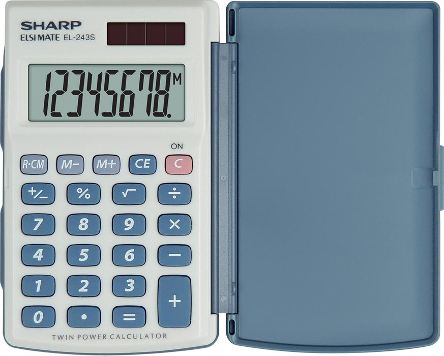 Sharp rekenmachine EL-243S met LCD display