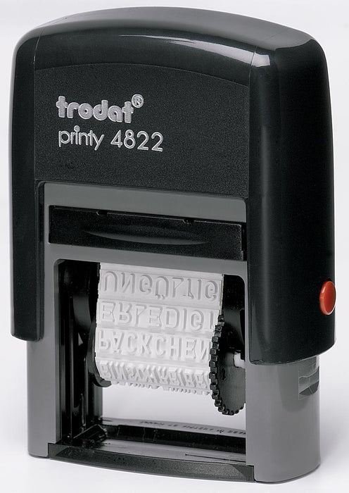 Trodat tekststempel Printy Line 4822 - zelfinktende stempel - 4 mm karakters hoogte