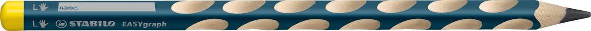 STABILO EASYgraph S potlood, HB, 3,15 mm, voor linkshandigen, petrol 6 stuks