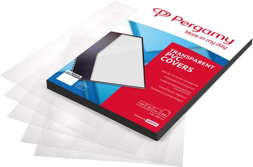 Pergamy omslagen uit transparante PVC ft A4, 150 micron, pak van 100 stuks 10 stuks, OfficeTown