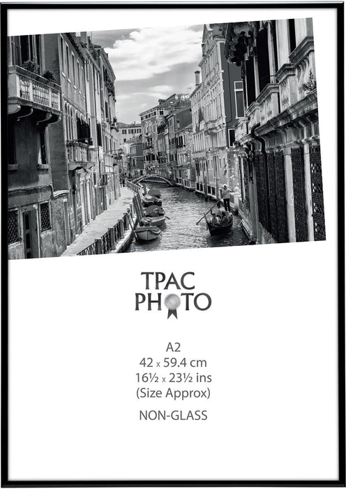 TPAC fotolijst aluminium, zwart, formaat A2