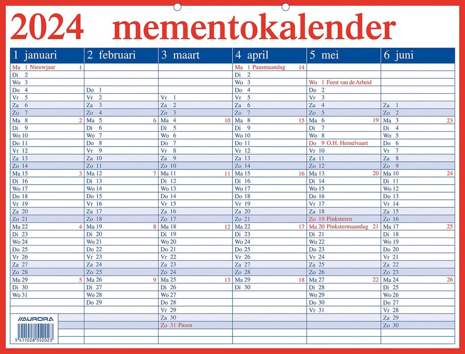 Aurora Memento 20 Nederlandstalig, 2025, OfficeTown