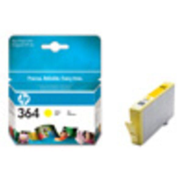 HP inktcartridge 364, 300 pagina's, OEM CB320EE, geel