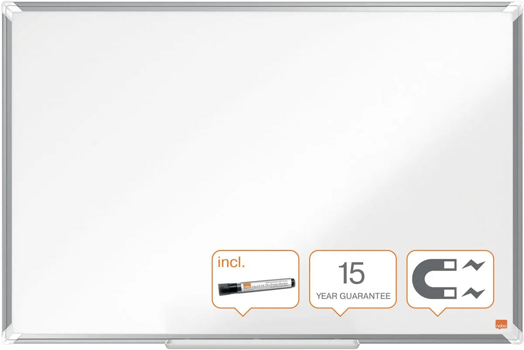 Nobo Premium Plus magnetisch whiteboard, gelakt staal, ft 90 x 60 cm, OfficeTown