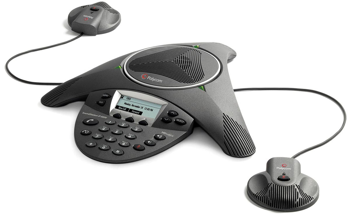 Polycom SoundStation IP 6000 - Geavanceerde Conferentietelefoon met Superieure Prestaties