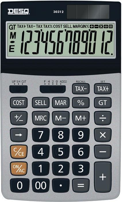 Desq rekenmachine Business Classy Large 30312, zilver