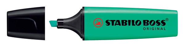 STABILO BOSS ORIGINAL markeerstift, turkoois met schuine punt