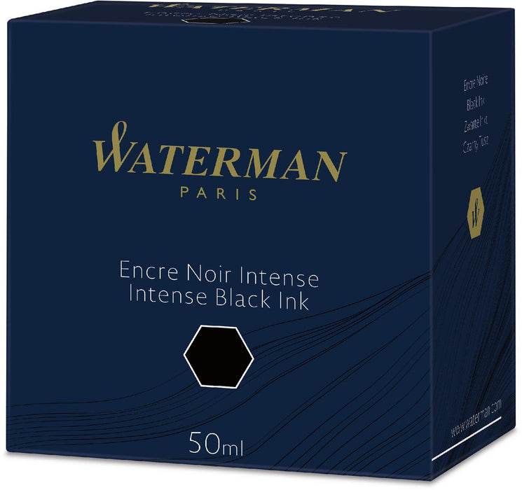Waterman Vulpeninkt 50 ml Zwart - Intens Zwart