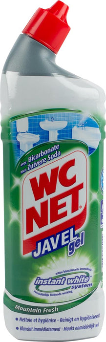 WC NET toiletreiniger Extra White Mountain Fresh, fles van 750 ml 12 stuks, OfficeTown