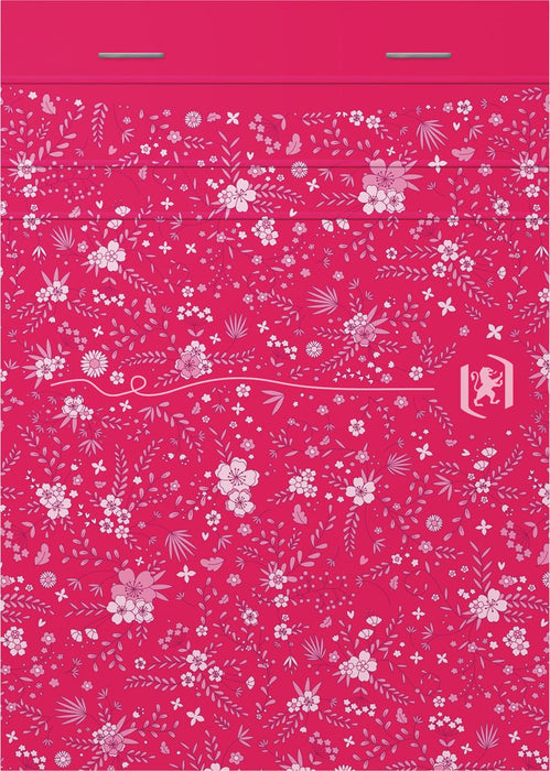 Oxford Floral softcover notitieblok, ft A6, 80 vel, gelijnd, 4 geassorteerde designs 10 stuks, OfficeTown