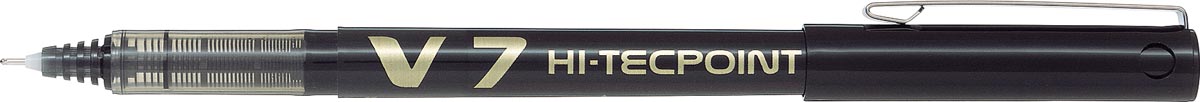Pilot roller Hi-Tecpoint V7 balpen 0,4 mm zwart 12 stuks
