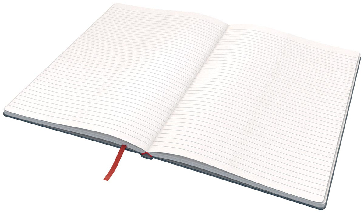 Leitz Cosy notitieboek met elastieksluiting, B5-formaat, gelinieerd, fluweel grijs