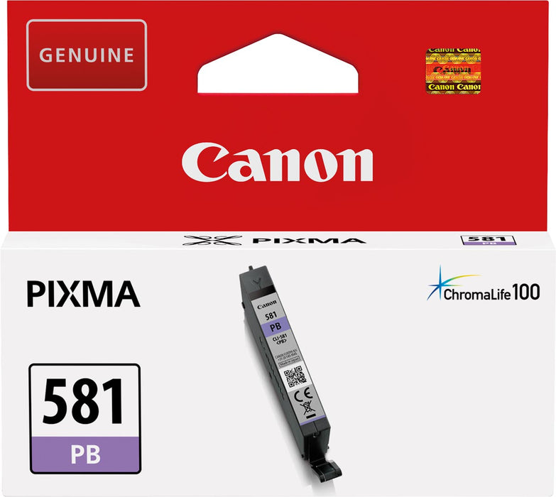 Canon inktcartridge CLI-581PB, 241 foto's, OEM 2107C001, foto blauw
