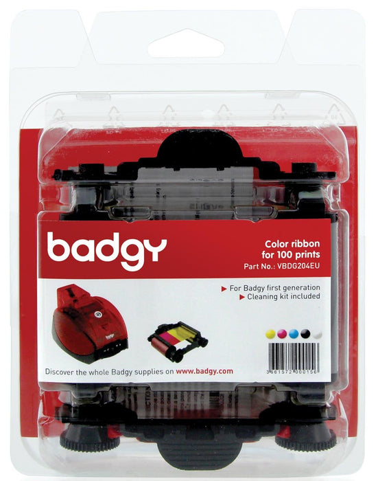 Badgy kleurenlint voor Badgy1, 100 afdrukken - OfficeTown