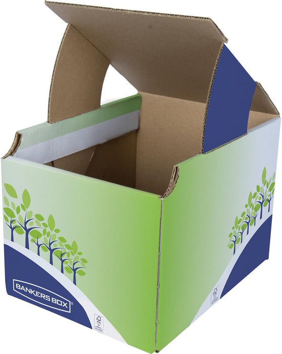 Bankers Box Prullenbak, Gerecycled Karton, 36 liter - 5 Stuks - OfficeTown