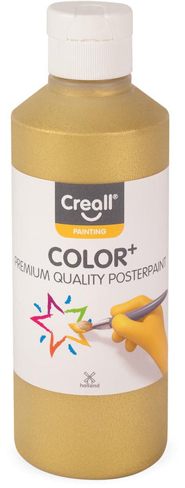 Plakkaatverf Creall Color goud - Op waterbasis, topkwaliteit met hoge pigmentering
