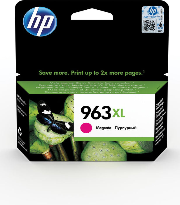 HP inktcartridge 963XL, 1.600 pagina's, OEM 3JA28AE, magenta